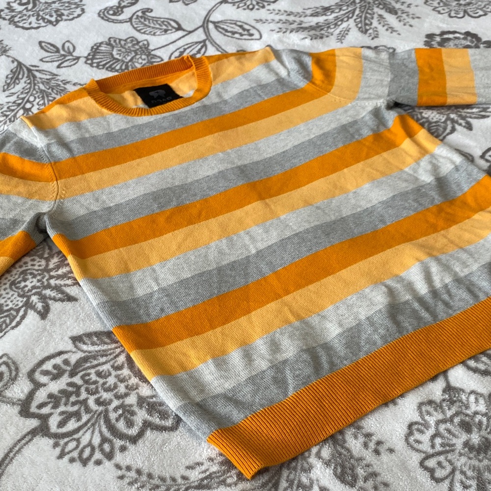 DJAB Striped Cotton Crewneck Sweater